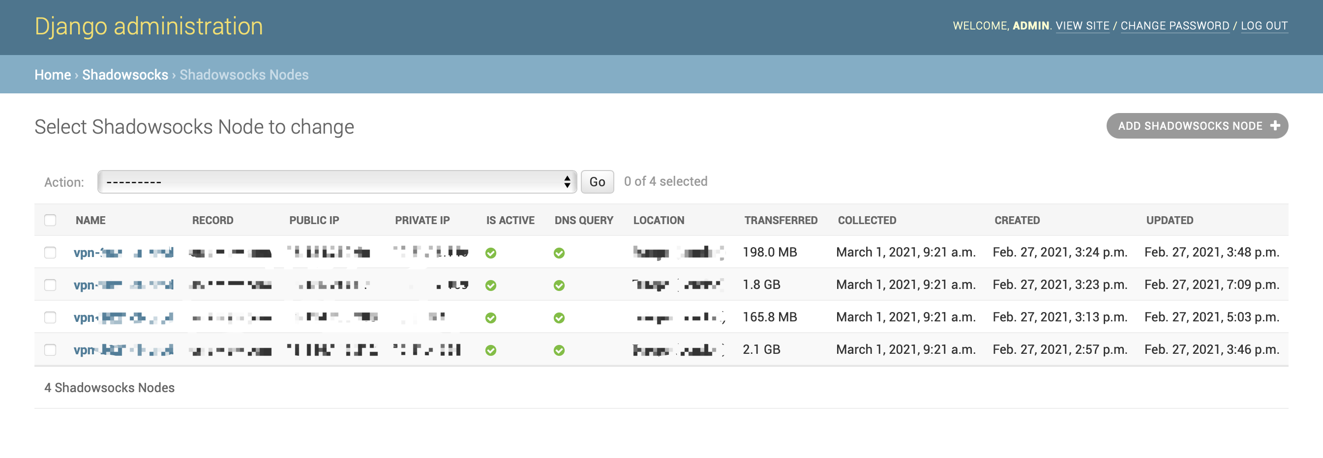 Home › Shadowsocks › Shadowsocks Nodes